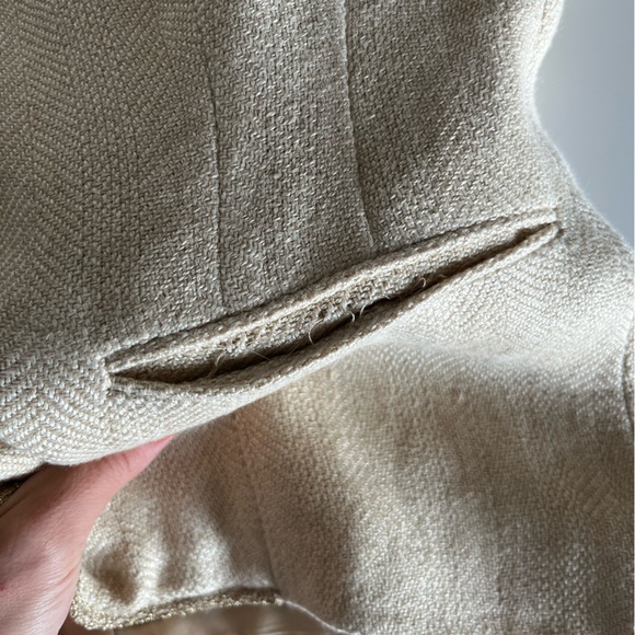 NWOT Ralph Lauren Black Label Gold Linen Blazer Suit Jacket - Picture 8 of 13